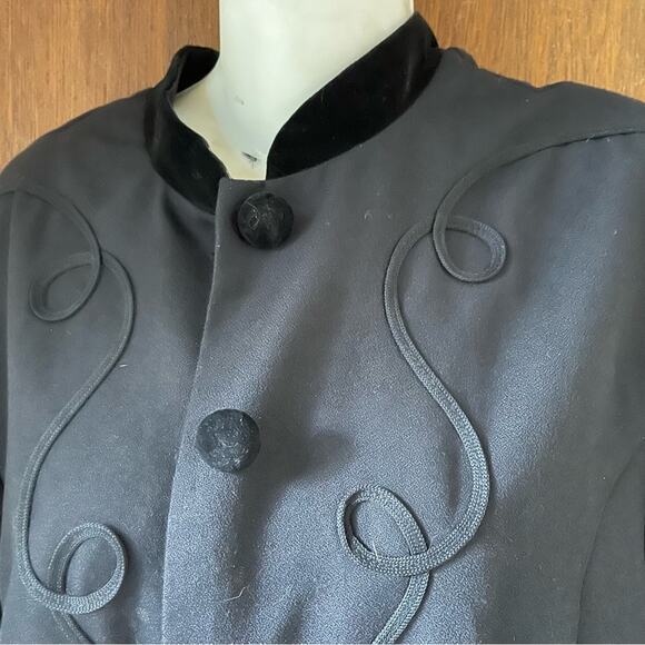 90s oversized soutache blazer - Picture 7 of 12